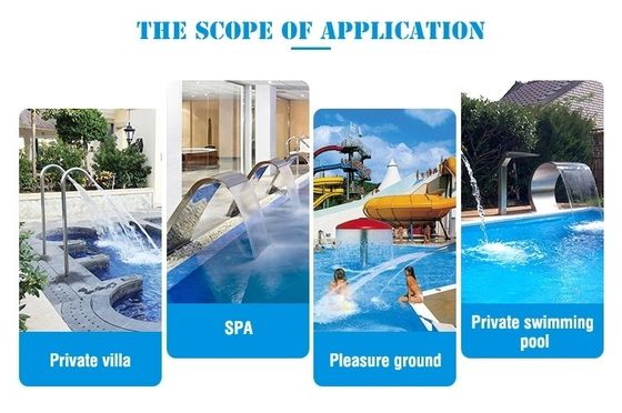 안마를 위한 AAA ISO9001 SS304 연못 폭포 분사구