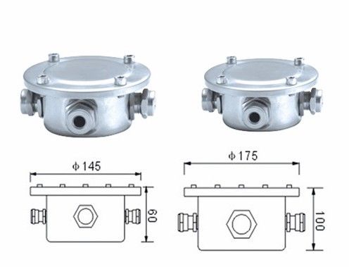 스테인리스 Dia 145mm 175mm Ip68는 접속점 상자를 방수 처리합니다