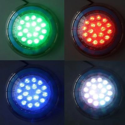 스테인리스 12W RGB 방수 수중 LED는 점화합니다