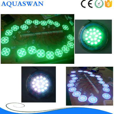 12V 12W SS316 잘 고정된 수영풀 빛