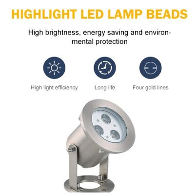 1.5W는 수중 LED 빛을 방수 처리합니다