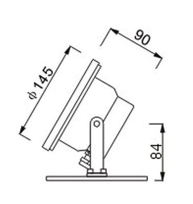 정원 큰 100W IP68 분수는 빛을 지도했습니다