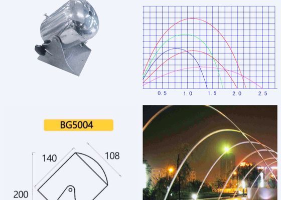 0 거리 3000 L/H 14 밀리미터 층류 제트 분수용노즐