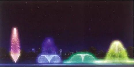 2.5 다중 변하기 쉬운 꽃 물 분무 분수 제트노즐로 조금씩 움직이세요