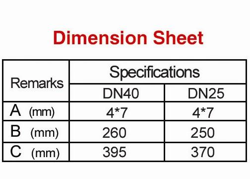 크롬 기업 연합 분수 부속물 1.5 " DN40 회전식 노즐