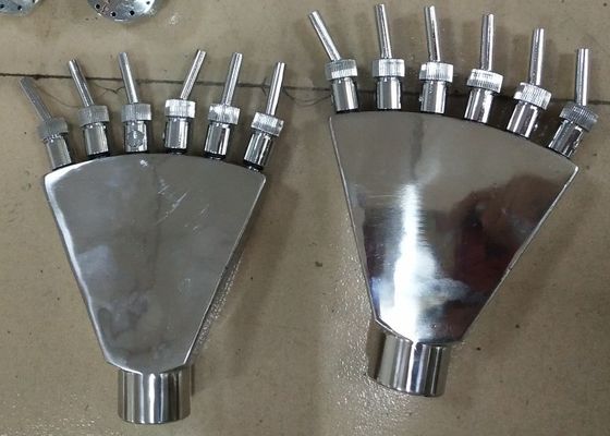 황동 크롬 플레이트 피닉스 테일 댄싱 분수 노즐 제트